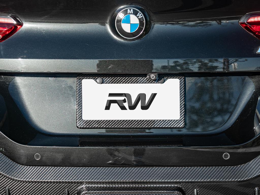 RW Carbon Carbon Fiber License Plate Frame - Image 6