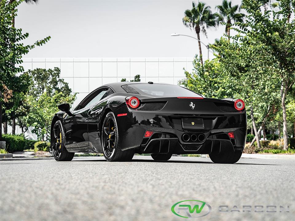 RW Carbon Ferrari 458 Carbon Fiber Diffuser Package - Image 3