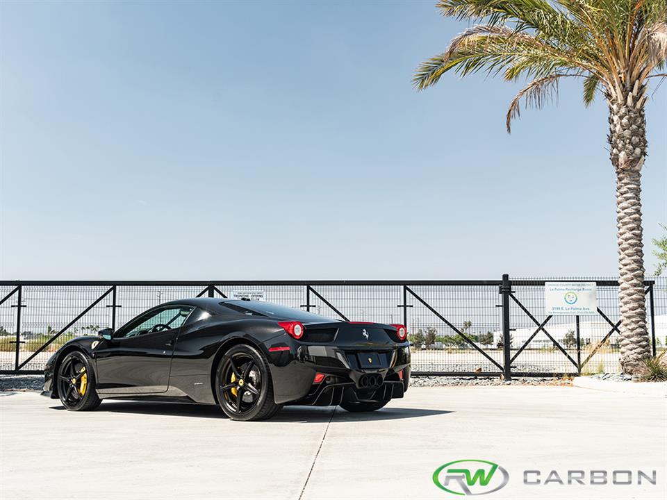 RW Carbon Ferrari 458 Carbon Fiber Diffuser Package - Image 4