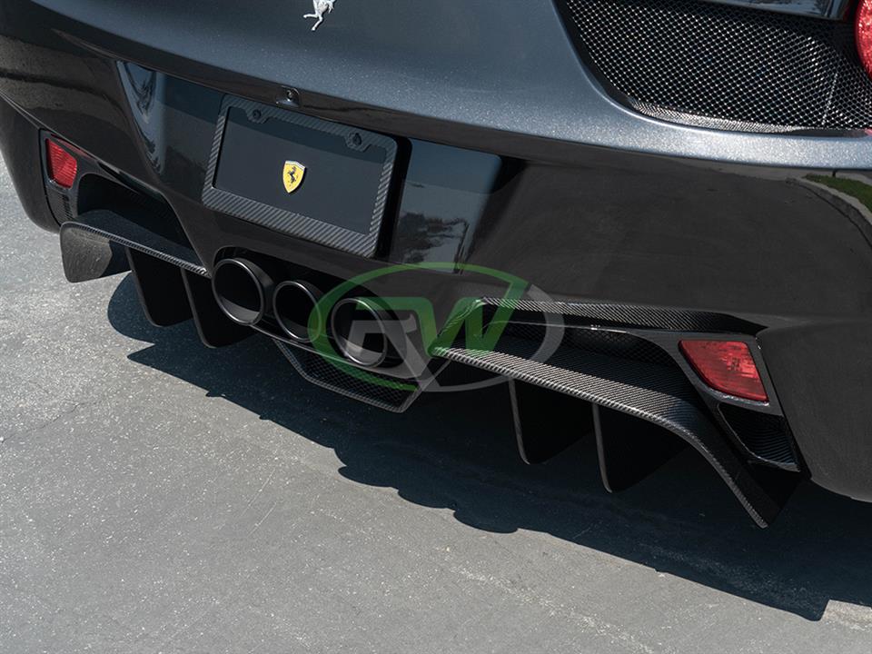 RW Carbon Ferrari 458 Carbon Fiber Diffuser Package