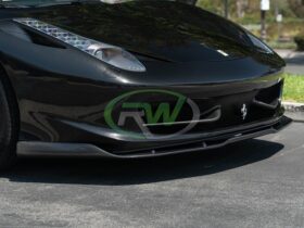 RW Carbon 458 Carbon Fiber Front Lip Spoiler for Ferrari 458 - Image 2
