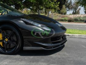 RW Carbon Ferrari 458 Carbon Fiber Front Lip Spoiler