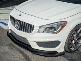 RW Carbon Mercedes C117 CLA Revo Style CF Lip Spoiler