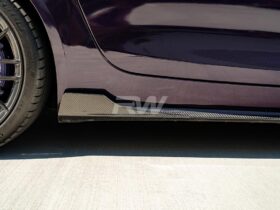 RW Carbon C190 GT GTS CF Side Skirt Extensions for AMG GT - Image 14