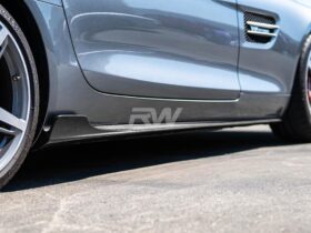 RW Carbon C190 GT GTS CF Side Skirt Extensions for AMG GT - Image 15