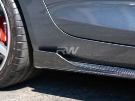 RW Carbon C190 GT GTS CF Side Skirt Extensions for AMG GT - Image 16