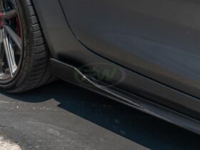 RW Carbon C190 GT GTS CF Side Skirt Extensions for AMG GT - Image 3