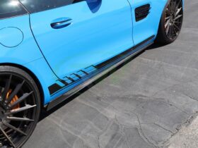 RW Carbon C190 GT GTS CF Side Skirt Extensions for AMG GT - Image 9