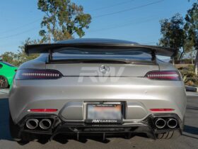 RW Carbon C190 GT GTS Carbon Fiber Diffuser for AMG GT - Image 3