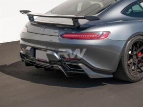 RW Carbon C190 GT GTS Carbon Fiber Diffuser for AMG GT - Image 4