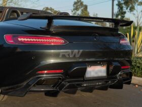 RW Carbon C190 GT GTS Carbon Fiber Diffuser for AMG GT - Image 9