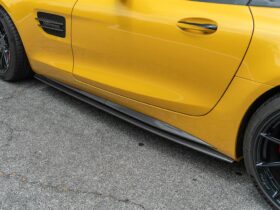 RW Carbon C190 GTC GTS GTR RWS CF Side Skirt Extensions for AMG GT