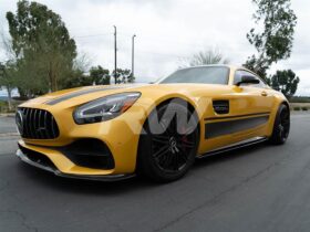 RW Carbon C190 GTC GTS GTR RWS CF Side Skirt Extensions for AMG GT - Image 3