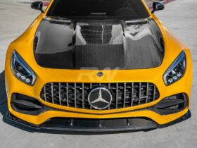 RW Carbon C190 R190 RWS Carbon Fiber Hood for AMG GT - Image 4