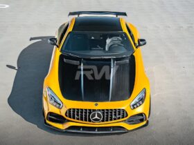 RW Carbon C190 R190 RWS Carbon Fiber Hood for AMG GT - Image 13