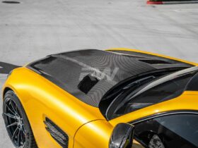 RW Carbon C190 R190 RWS Carbon Fiber Hood for AMG GT - Image 5
