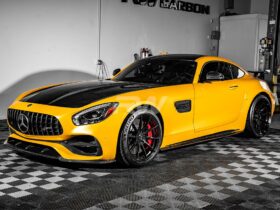 RW Carbon C190 R190 RWS Carbon Fiber Hood for AMG GT - Image 9