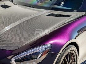 RW Carbon C190 R190 RWS Carbon Fiber Hood for AMG GT - Image 2
