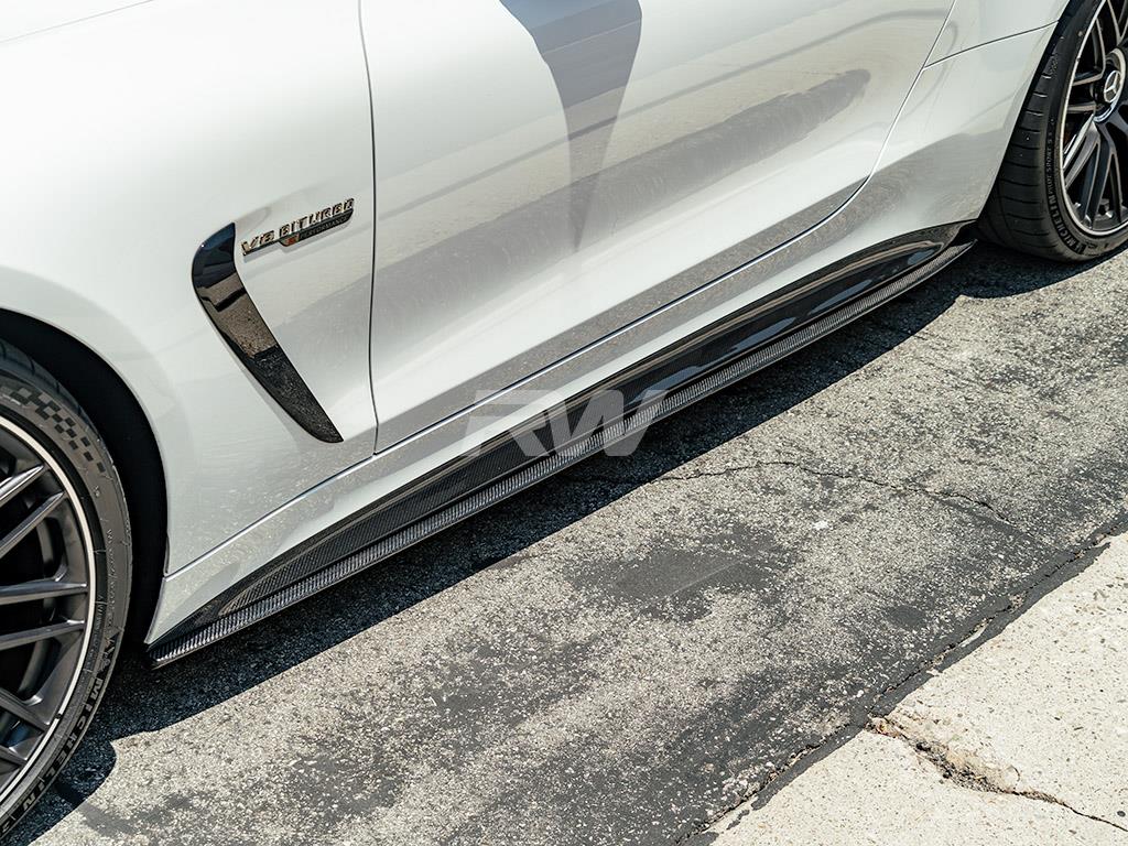 RW Carbon Mercedes C192 GT55 GT63 RWS CF Side Skirts - Image 5
