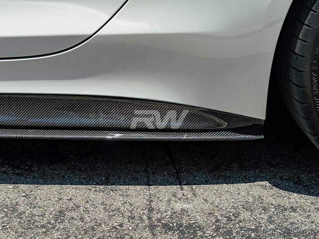 RW Carbon Mercedes C192 GT55 GT63 RWS CF Side Skirts - Image 6