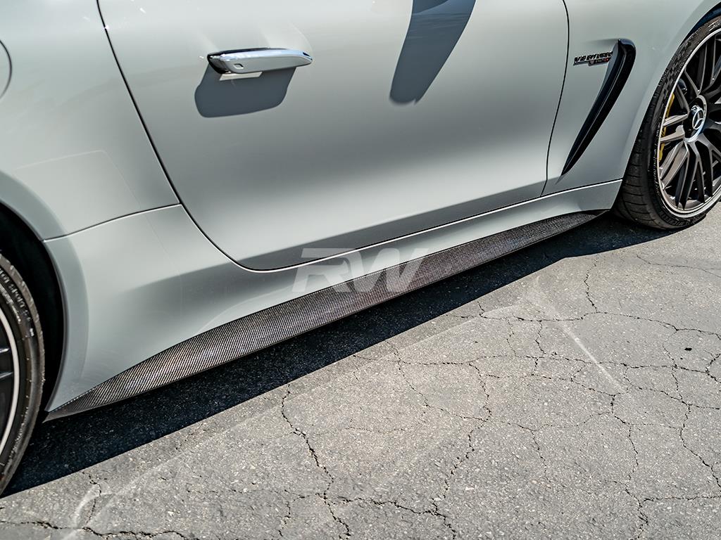 RW Carbon Mercedes C192 GT55 GT63 RWS CF Side Skirts