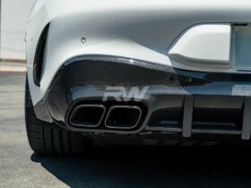 RW Carbon C192 GT55 GT63 RWS Carbon Fiber Diffuser for AMG GT - Image 3