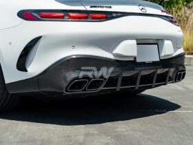 RW Carbon C192 GT55 GT63 RWS Carbon Fiber Diffuser for AMG GT