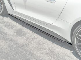 RW Carbon Mercedes C192 GT55/GT63 RWS CF Side Skirt Exten...