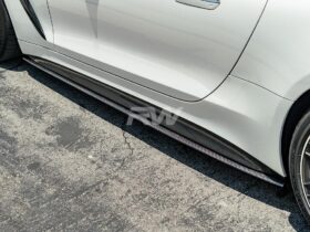 RW Carbon C192 GT55/GT63 RWS CF Side Skirt Extensions for AMG GT - Image 4