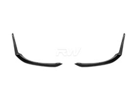 RW Carbon Mercedes C236 CLE53 Carbon Fiber Front Splitters