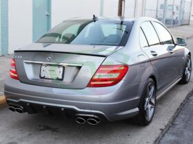RW Carbon C63 AMG Big Fin Carbon Fiber Diffuser - Image 12
