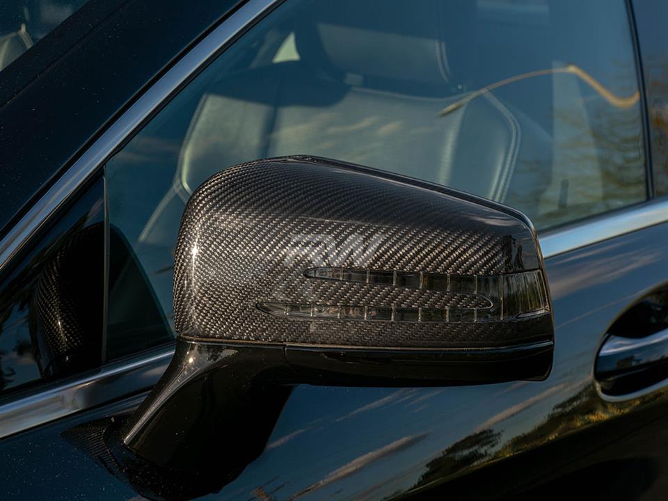 RW Carbon Mercedes Carbon Fiber Replacement Mirror Covers - Image 10