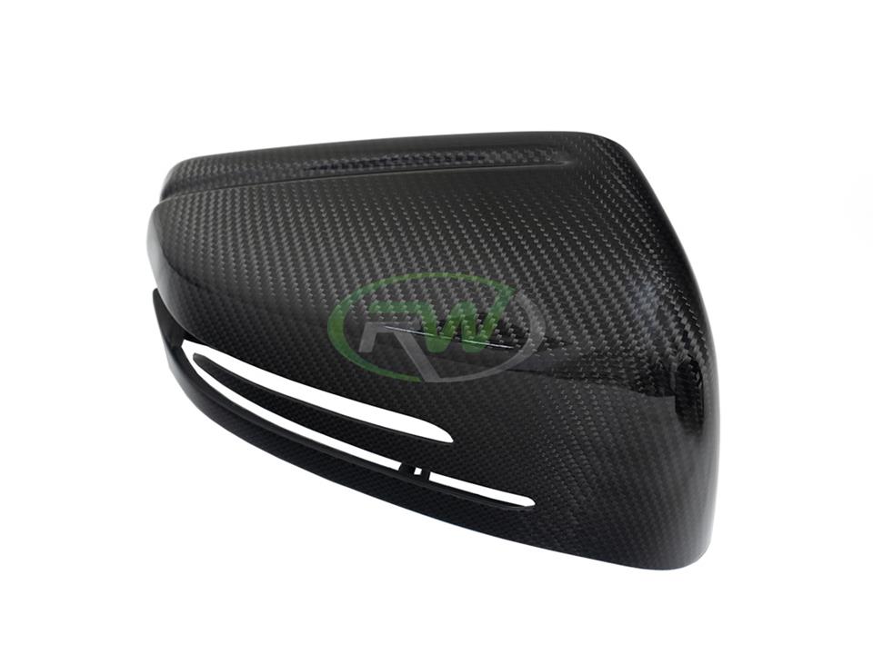 RW Carbon Mercedes Carbon Fiber Replacement Mirror Covers - Image 15
