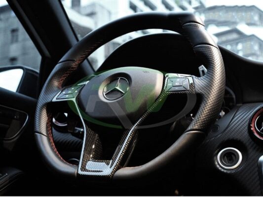 RW Carbon Mercedes Carbon Fiber Steering Wheel Trim