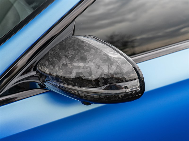 RW Carbon Mercedes Forged Carbon Mirror Cap Replacements