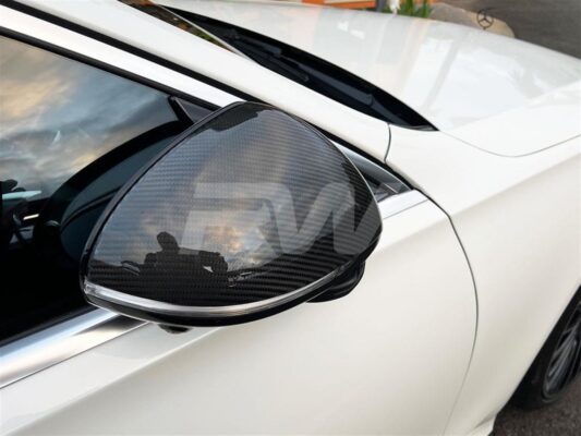 RW Carbon Mercedes GLC CLE W214 Carbon Fiber Mirror Caps