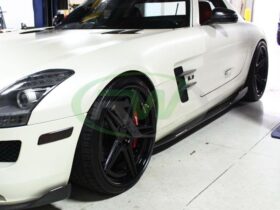 RW Carbon SLS Renn Style CF Side Skirt Extensions - Image 11