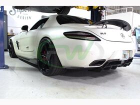 RW Carbon SLS Renn Style CF Side Skirt Extensions - Image 12