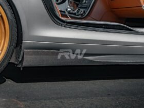 RW Carbon SLS Renn Style CF Side Skirt Extensions - Image 2