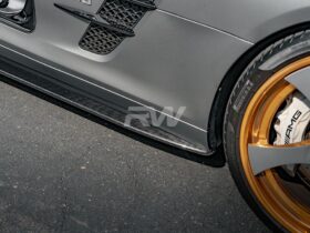 RW Carbon SLS Renn Style CF Side Skirt Extensions - Image 5