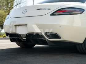 RW Carbon Mercedes SLS Renn Style Carbon Fiber Diffuser
