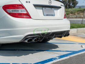 RW Carbon W204 C63 Arkym Style Carbon Fiber Diffuser - Image 9