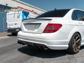 RW Carbon W204 C63 Arkym Style Carbon Fiber Diffuser - Image 11