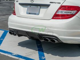 RW Carbon W204 C63 Arkym Style Carbon Fiber Diffuser - Image 14