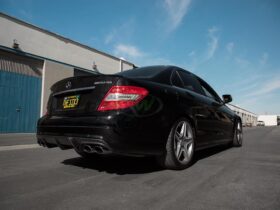 RW Carbon W204 C63 Arkym Style Carbon Fiber Diffuser - Image 3