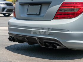 RW Carbon W204 C63 Arkym Style Carbon Fiber Diffuser - Image 6