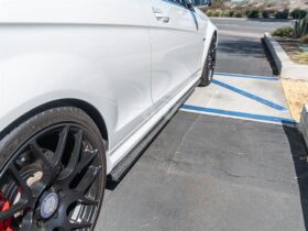 RW Carbon W204 C63 Carbon Fiber Side Skirt Extensions - Image 3