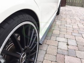 RW Carbon W204 C63 Carbon Fiber Side Skirt Extensions - Image 6