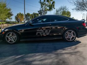 RW Carbon W204 C63 DTM CF Side Skirt Extensions - Image 8
