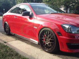 RW Carbon W204 C63 DTM CF Side Skirt Extensions - Image 6